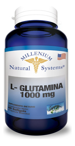 L-glutamine 1000 Mg X60 Softgels Na - Unidad a $753