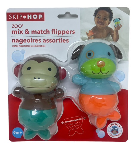 Skip Hop Brinquedo De Banho Zoo® Mix & Match Flippers