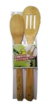 Comprar Cucharas De Bambú Set X 2 Menage De Bambú Cucharas 