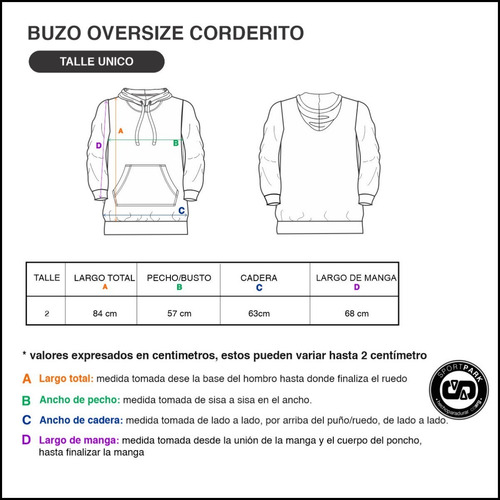Imagen 8 de 8 de Buzo Pijama Hoodie Canguro Corderito Capucha Unisex