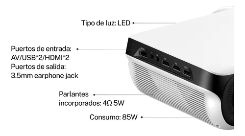 Proyector Smart Pjx600 Pro Android 9.0 Wifi Bluetooth X-view
