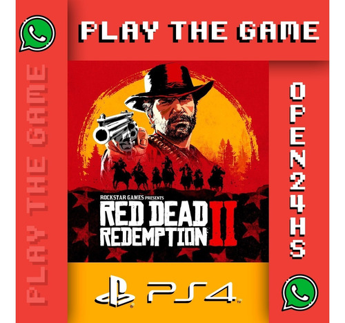 Red Dead Redemption 2 Ps4 Digital 2° | 24hs Oferta De Locos