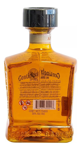 Tequila Centinela Añejo Premium 100% Agave 750ml