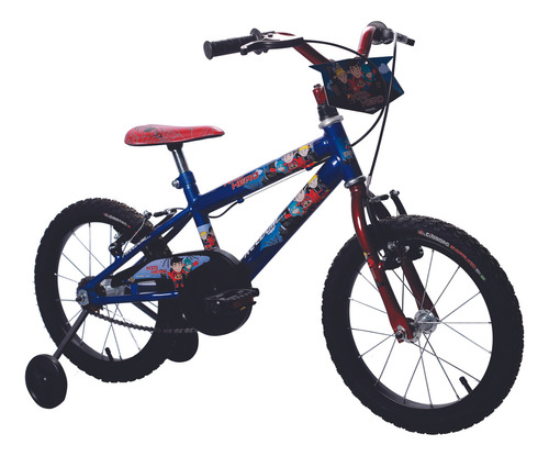 Bicicleta Infantil 5 A 8 Anos Masculina Tamanho Do Quadro Crianças De 3 A 7 Anos Cor Azul