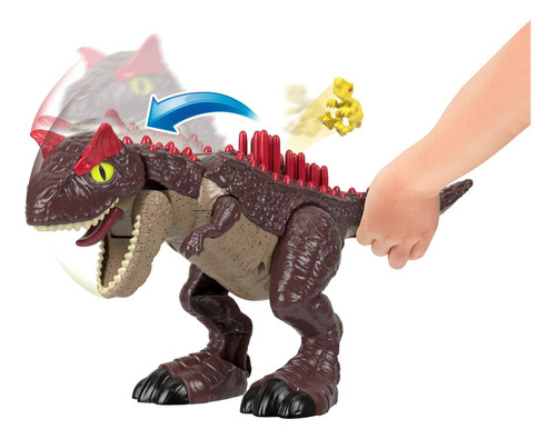 Imaginext Jurassic World Dinosaurio Carnotaurus Modo Defensa