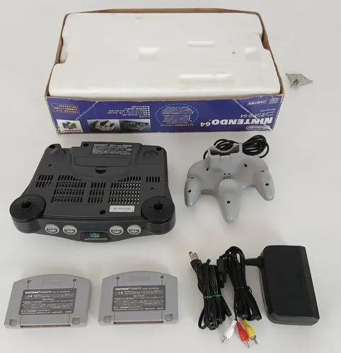 Nintendo 64 Japonês (ntsc-j) Completo Na Caixa + 02 Jogos