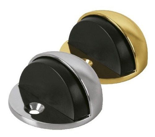 Imagen 1 de 2 de Tope Para Puerta Tipo Domo Nickel Cromado Aksi 113984
