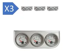 Comprar Zpack1 Reloj Triple Electrico Temperatura Voltímetro Aceite