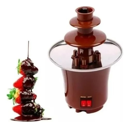 Mini Fuente Chocolate 3 Niveles Fondue Fountain En Acero