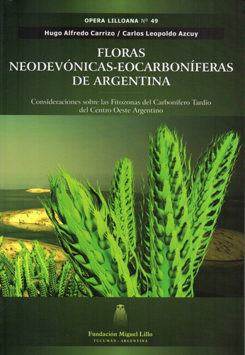 At- Fml- Floras Neodevónicas-eocarboníferas De La Argentina