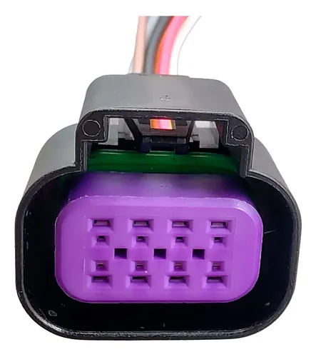 Chicote Plug Conector 8 Vias Macho E Fêmea Ete7855/ete9855