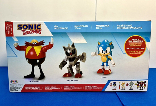 Sonic The Hedgehog - Multipack 10cm Dr Eggman Y Mecha Sonic