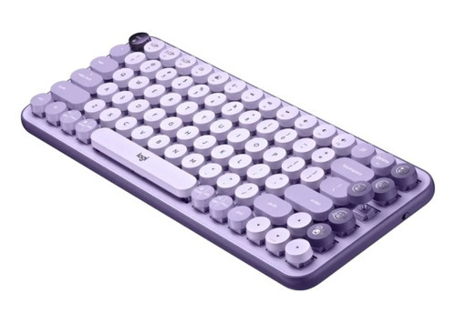 Teclado Logitech Inalámbrico Mecánico Pop Keys Lavanda