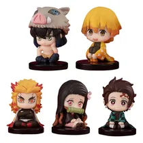Comprar Figuras Demon Slayer Mini Chibi Set 5 Nezuko Tanjiro Inosuke