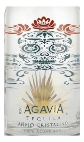 Pack De 2 Tequila Agavia Añejo Cristalino 750 Ml