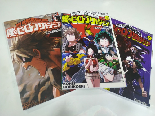 3 Mangas My Hero Academia Boku No Hero Academia Tomos 7-8-9