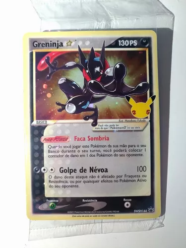 Greninja Star Promo Celebrações Carta Pokemon Em Português