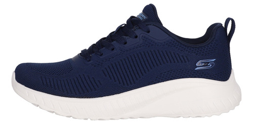 Zapatilla Skechers Bobs Squad Chaos Mujer Navy