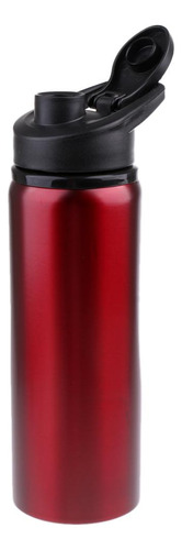 1 Unid De Botella De Agua De Material Acero Inoxidable Rojo