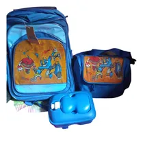 Comprar Mochila Lonchera Y Tomatodo Transformers Angry Birds Pack