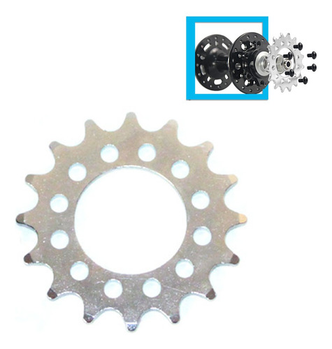 16t Fixed Gear Para Freno De Disco Para Bicicleta Mount Bolt