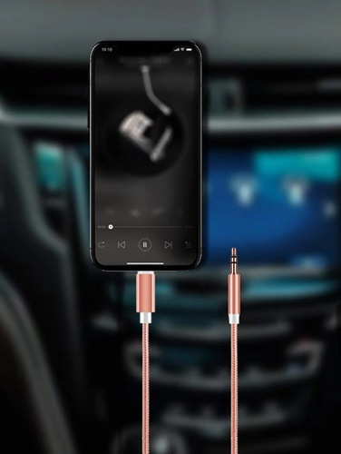 Cable Auxiliar De Audio Para iPhone Lightning A Jack 3.5mm