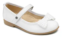 Comprar Balerina Flat Primera Comunión Presentacion Charol Blanco