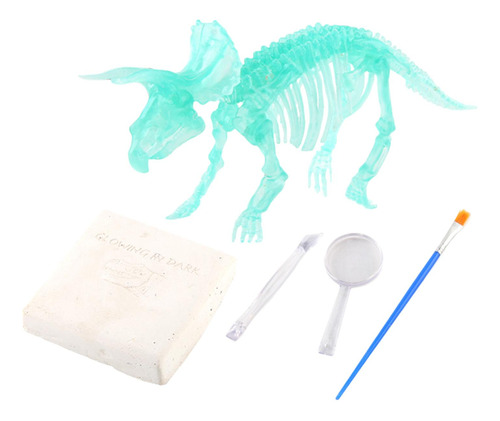 Kit De Excavación De Fósil De Dinosaurio Triceratops