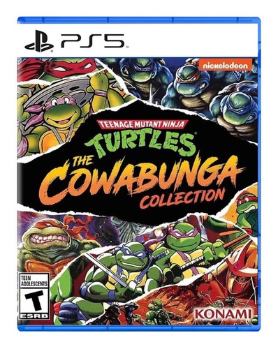 Teenage Mutant Ninja Turtles: The Cowabunga Collection  Teenage Mutant Ninja Turtles Standard Edition Konami PS5 Físico