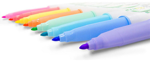 Marcador Azor Plumones Dibujo Pastel Punta Fina Triangular