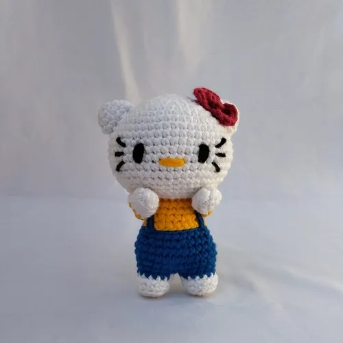 Hello Kitty Amigurumi Peluche Tejido A Crochet Cuotas sin inter s