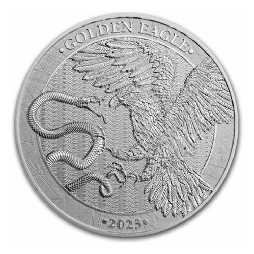 Onza Troy De Plata Pureza .9999 Golden Eagle 2023 Malta