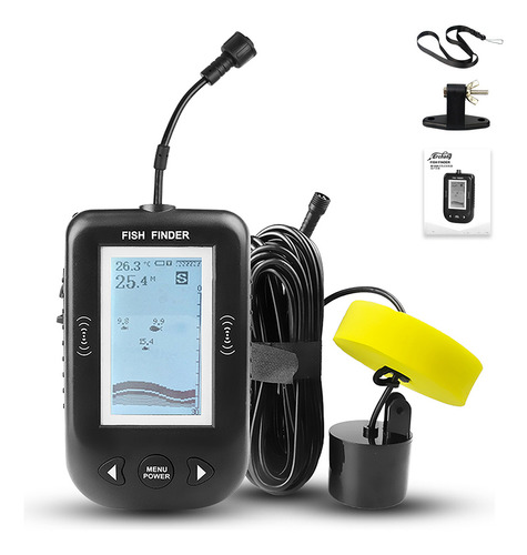 // Buscador De Peces Portátil Con Sonar Cableado Para