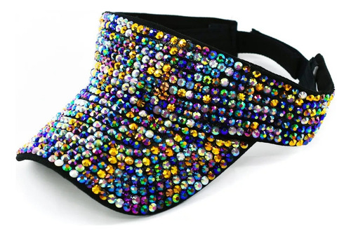 Sombrero For El Sol Ajustable Con Visera De Diamantes De Im