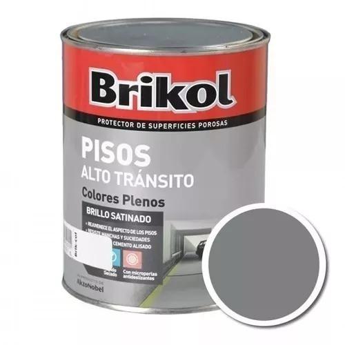 Brikol Alto Transito Color Negro+pincel 4 + Envios Agustina