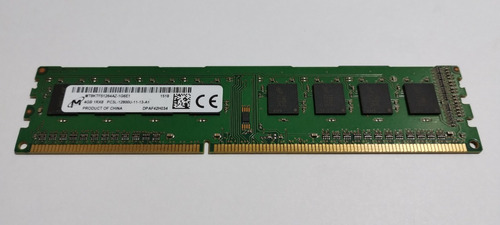 Memoria Ddr3 Dimm 4 Gb 1600 Mhz 1.35 V Ddr3l