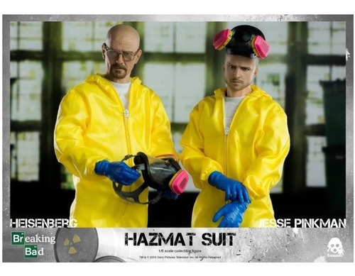 Threezero Breaking Bad Walter White E Jesse Pinkman Hazmat