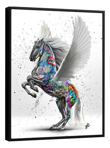 Quadro Pegasus Grafite Craig 172x129 Ugigante |m Interna