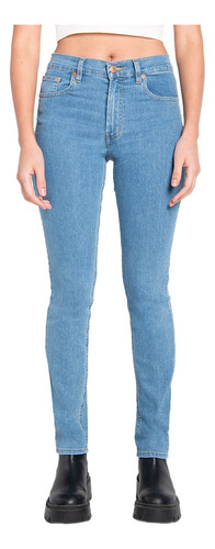 Jeans De Mezclilla Oggi Mujer Passion Corte Ajustado Slim