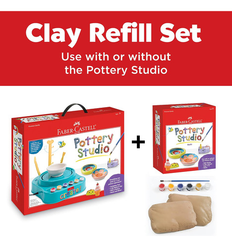 Juego Recarga De Arcilla Faber-castell, Pottery Studio,90...