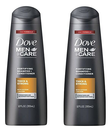 Dove Men+care - Champ&uacute; Y Acondicionador 2 En 1 (2 Un.