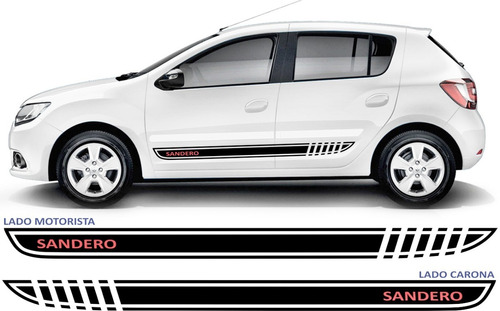 Kit Faixas Sandero Adesivos Stepway Sport Authentique