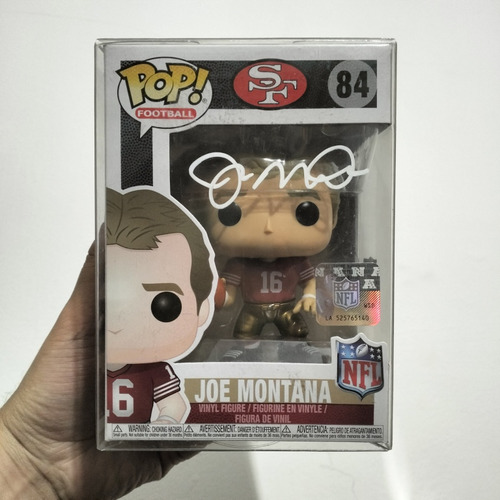 Funko Pop Joe Montana #84  Firmado San Francisco 49s Nfl