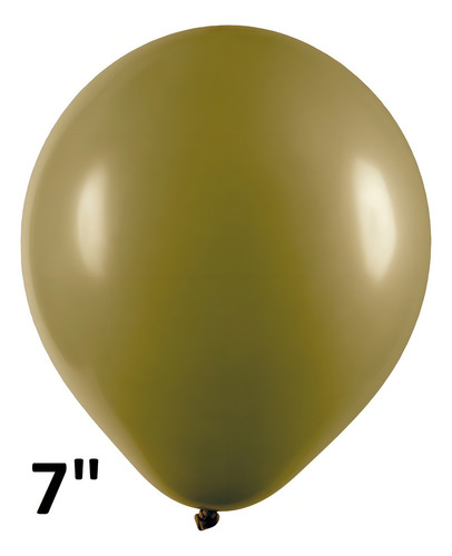 50 Unidades - Tamanho 7 - Balão Azul Claro - Art Latex Cor Azul-claro