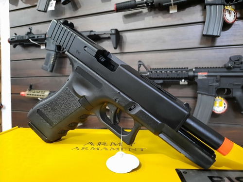 Imagem 8 de 8 de Airsoft Pistola Gbb Army R18 G18 Glock C/ Modo Rajada Nova!!