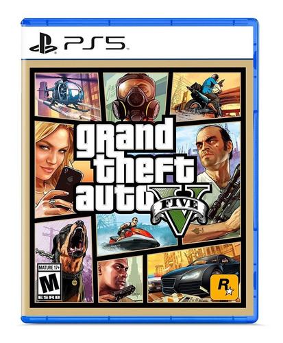 Jogo Grand Theft Auto V Gta 5 Ps5 Midia Fisica