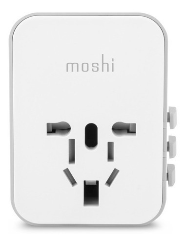 Adaptador Universal De Viaje Con Puertos Usb-a Y Usb-c