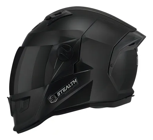 Capacete Fechado Masculino Stealth Solid Brilho Viseira Fumê Tamanho Do Capacete 62 Cor Preto Menor preço em Capacete Fechado Masculino Stealth Solid Brilho Viseira Fumê Tamanho Do Capacete 62 Cor Preto