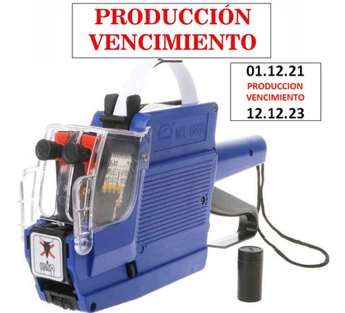 Producción Vencimiento Pistola Etiquetadora Fechadora Mx6600