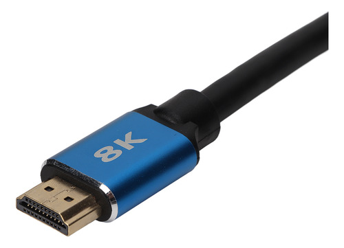 Cable De Interfaz Multimedia Hd 2.1 Chapado En Oro 4k 120hz